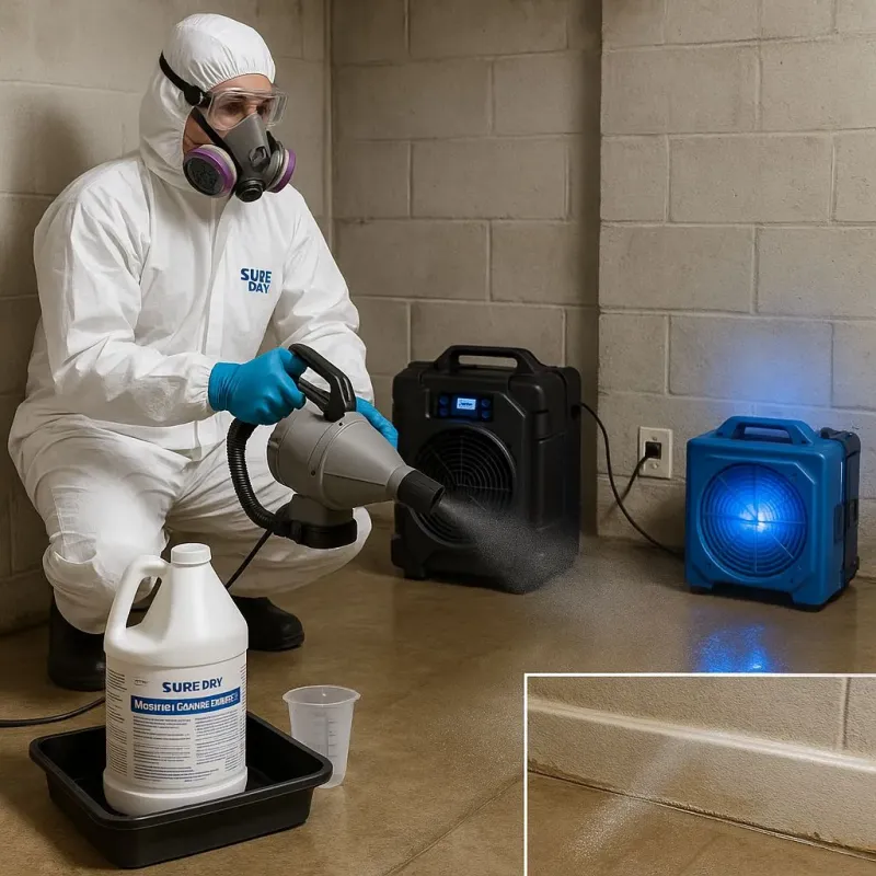 Sanitization and Odor Removal process in Rock Falls, IL